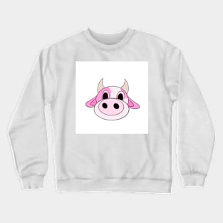 Strawberry  Cute cow Crewneck Sweatshirt